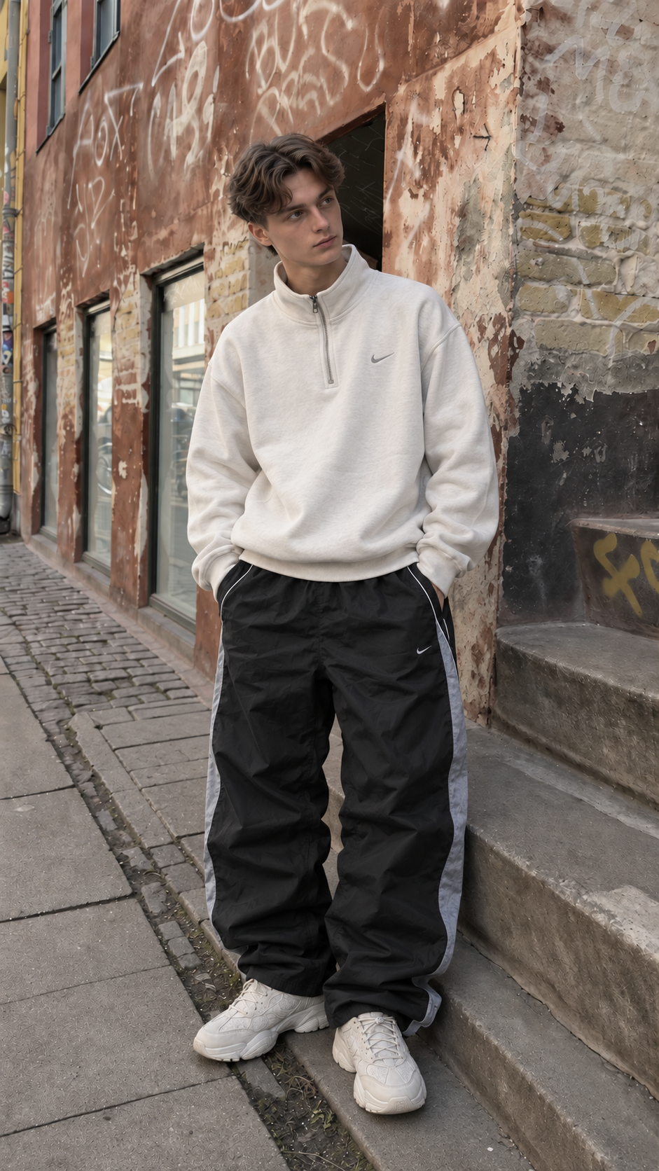 Hose von Nike, auf der Strasse